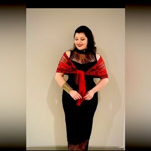 Elegant Black lace Dress